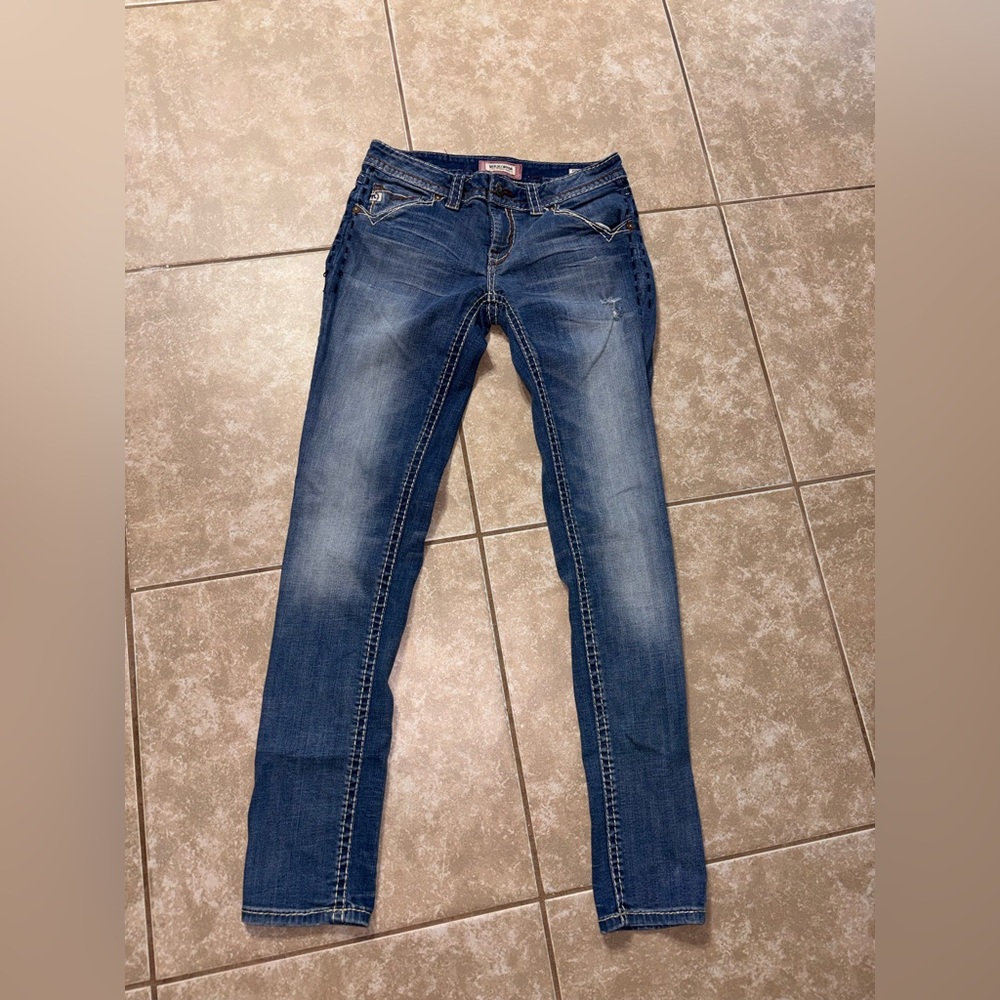 Bombay Women's Classic Blue Skinny Jeans